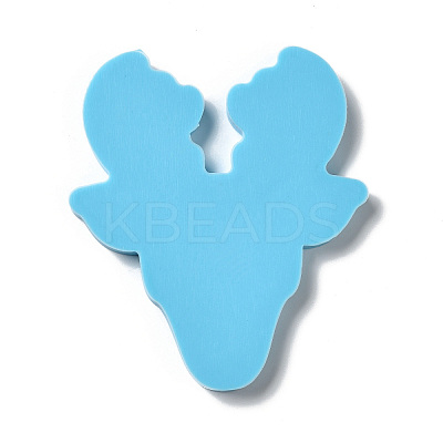 DIY Christmas Reindeer Head Pendant Silhouette Silicone Molds LS-SIMO-B006-04-1