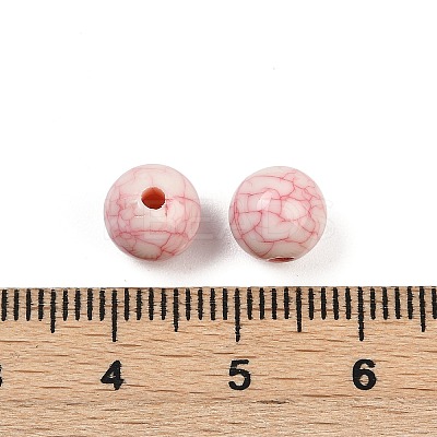 Acrylic Imitation Turquoise Beads OACR-S047-20B-1