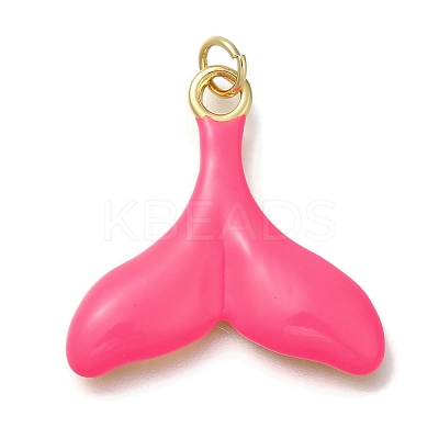 Rack Plating Brass Enamel Pendants KK-I720-24G-03-1