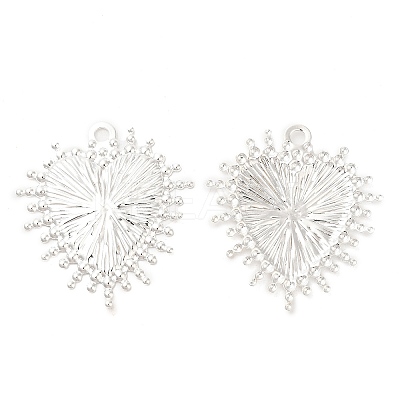 Brass Filigree Pendants KK-M250-17S-1
