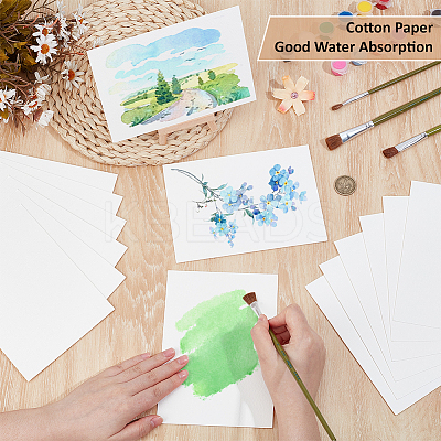 50Pcs Wood Pulp Cotton Blank Greeting Cards DIY-WH0816-026D-1