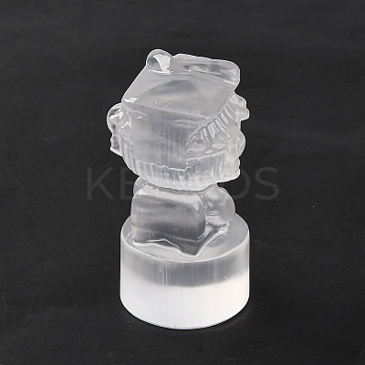 Natural Selenite Figurines DJEW-Q006-01E-1