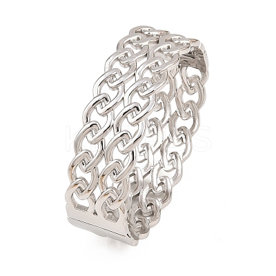 304 Stainless Steel Bangles for Women BJEW-Z155-04P-1