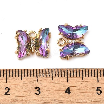 Brass with Glass Pendants FIND-Z020-02N-1