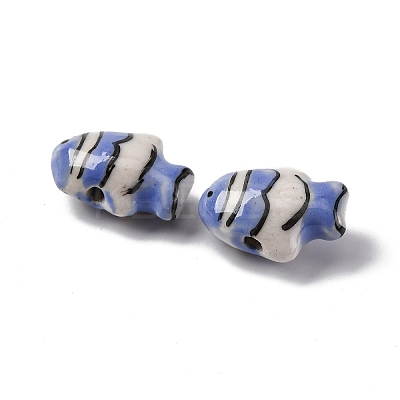 Handmade Porcelain Beads PORC-R002-01C-1