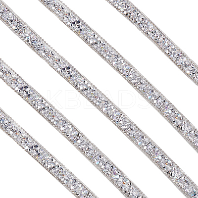 5 Yards Self Adhesive Resin Rhinestone Tape DIY-SP0002-49E-1