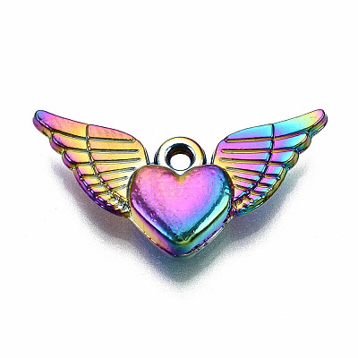 Rainbow Color Alloy Pendants PALLOY-S180-069-RS-1