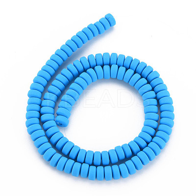 Handmade Polymer Clay Beads Strands X-CLAY-N008-83-1