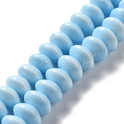 Handmade Pearlized Porcelain Beads PORC-E017-02E-1