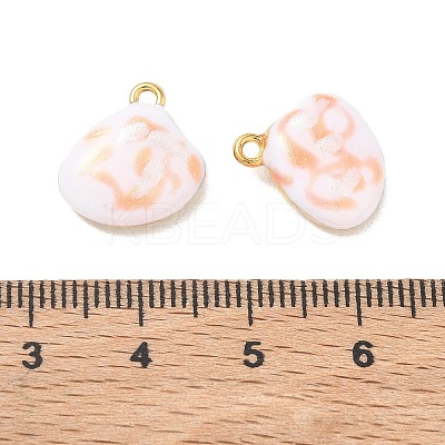 304 Stainless Steel Enamel & Glitter Powder Pendants STAS-Q119-04G-04-1