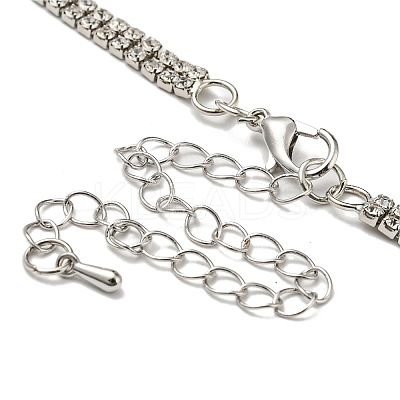 Crystal Rhinestone Choker Necklaces LS-NJEW-L176-04P-1