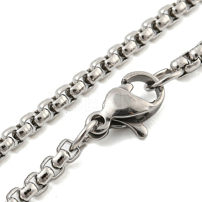 Non-Tarnish 201 Stainless Steel Pendant Necklaces NJEW-H030-02P-1