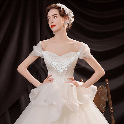 1Pc Alloy Rhinestone Bridal Bouquet Decoration Accessories FIND-FG0002-76-1