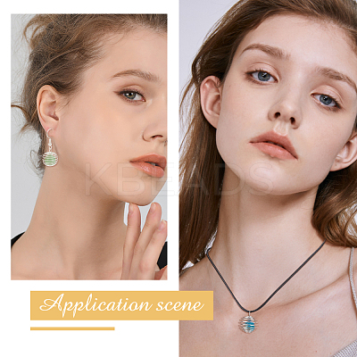 DIY Wire Pendants Jewelry Set Making Kit DIY-PH0005-86-1