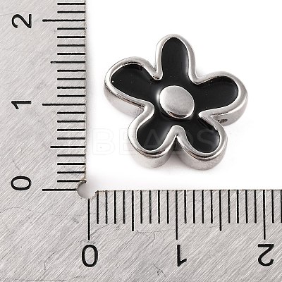 304 Stainless Steel Enamel Beads STAS-B070-07P-01-1