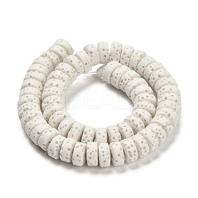 Natural Lava Rock Dyed Beads Strands G-L586-A01-14-1