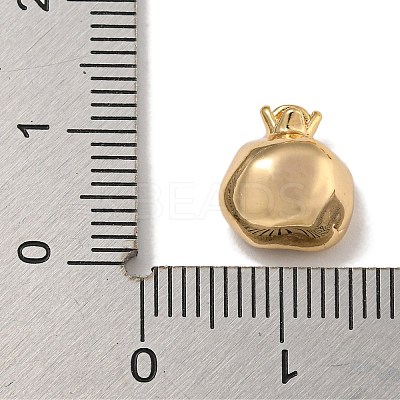Brass Micro Pave Clear Cubic Zirconia Charms X-KK-U037-12G-04-1