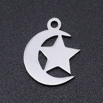 Non-Tarnish 201 Stainless Steel Laser Cut Charms STAS-S105-T913-1-1