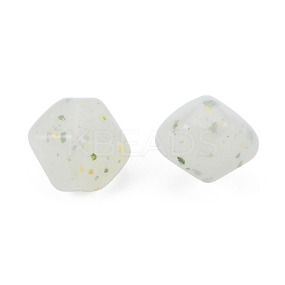 Marbled Stone Style Opaque Acrylic Beads OACR-G009-02C-1