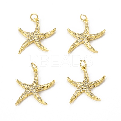 Brass Micro Pave Cubic Zirconia Pendants KK-E068-VB308-1