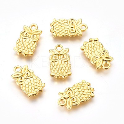 Metal Alloy Pendants Rhinestone Settings PALLOY-A14926-G-1