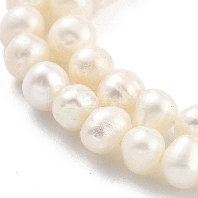 Natural Cultured Freshwater Pearl Beads Strands PEAR-C003-17C-1