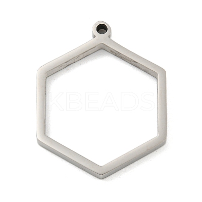 Non-Tarnish 304 Stainless Steel Laser Cut Pendants STAS-U009-04A-P-1