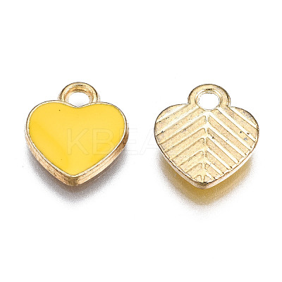 Alloy Enamel Charms ENAM-S121-041K-1