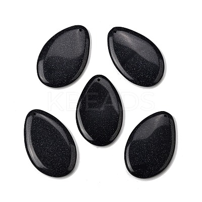 Synthetic Blue Goldstone Big Pendants G-F820-05A-06-1