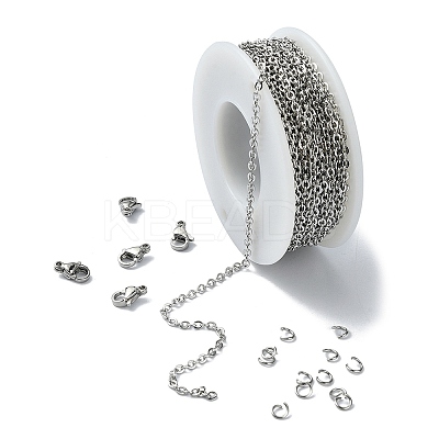 DIY Chain Necklace Bracelet Making Kit DIY-YW0008-25-1