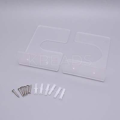 Acrylic Baseball Bat Racks Set ODIS-WH0008-49-1