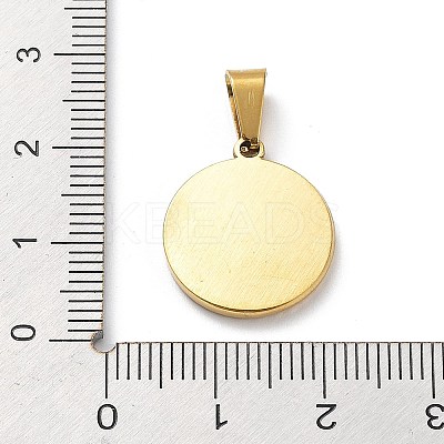 Ion Plating(IP) 304 Stainless Steel Pendants LS-STAS-Q311-01G-06-1