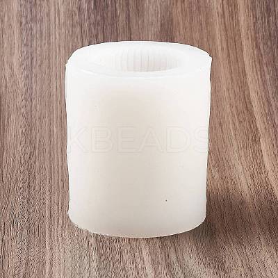 DIY Grooved Striped Pillar Candle Silicone Molds LS-SIMO-P001-01D-1