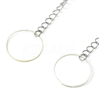 Glass Beaded Curtain Tiebacks Clips AJEW-BA00121-03-1