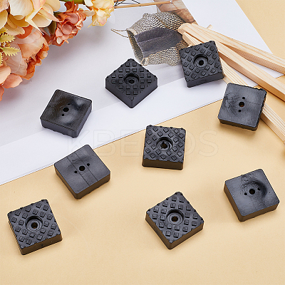 20Pcs Rubber & Stainless Steel Screw in Furniture Pads FIND-GF0005-77A-1