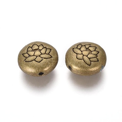 Tibetan Style Alloy Beads TIBEB-Q067-08AB-NR-1
