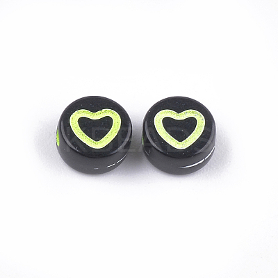 Craft Style Acrylic Beads X-MACR-T023-24C-1