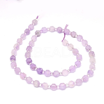 Natural Lavender Amethyst Beads Strands G-O201B-41-1