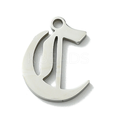 Non-Tarnish 201 Stainless Steel Pendants STAS-B055-01P-C-1