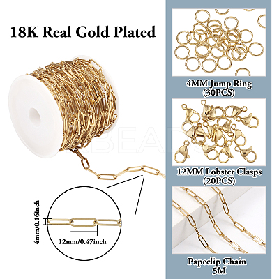 Chain Bracelet Necklace Making Kit CHS-TA0001-46-1