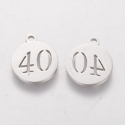 Non-Tarnish 201 Stainless Steel Charms STAS-Q201-T089-1