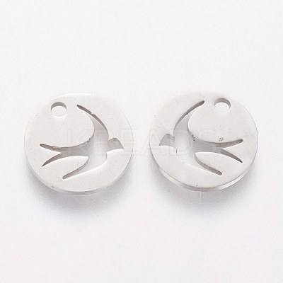 Non-Tarnish 201 Stainless Steel Charms STAS-Q201-T189-1