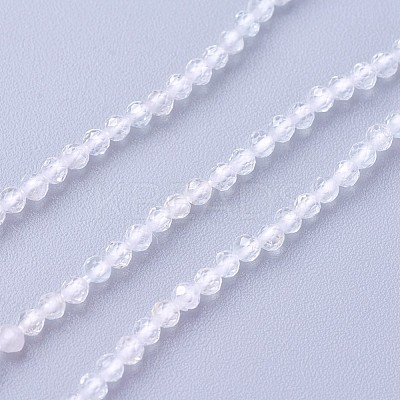 Natural White Topaz Beads Strands G-F619-28-2mm-1