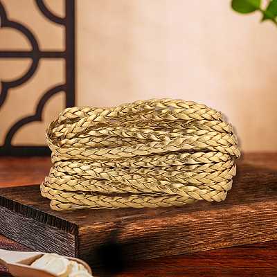 5M 3-Ply PU Leather Braided Cord LC-GF0001-12F-1