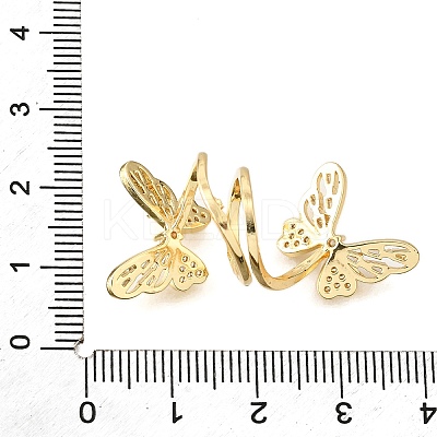 Brass Micro Pave Cubic Zirconia Pendants KK-V008-29G-1