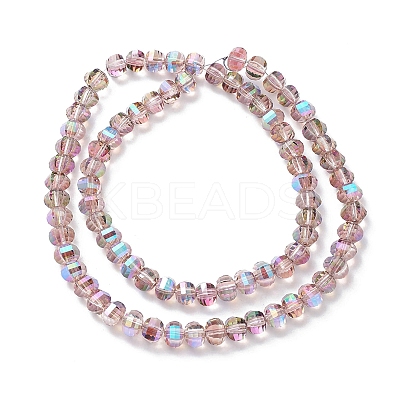 Electroplate Glass Beads Strands EGLA-K015-11B-1