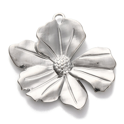 304 Stainless Steel Pendants STAS-M072-11B-P-1