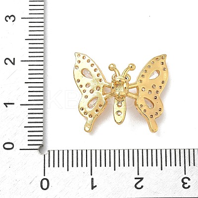 Brass Micro Pave Cubic Zirconia Pendants KK-H526-05G-03-1
