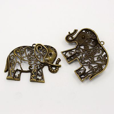 Tibetan Style Alloy Big Pendants X-TIBEP-29-AB-LF-1