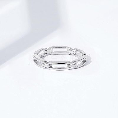 Simple Style 925 Sterling Silver Finger Rings FS-WG80334-01-1
